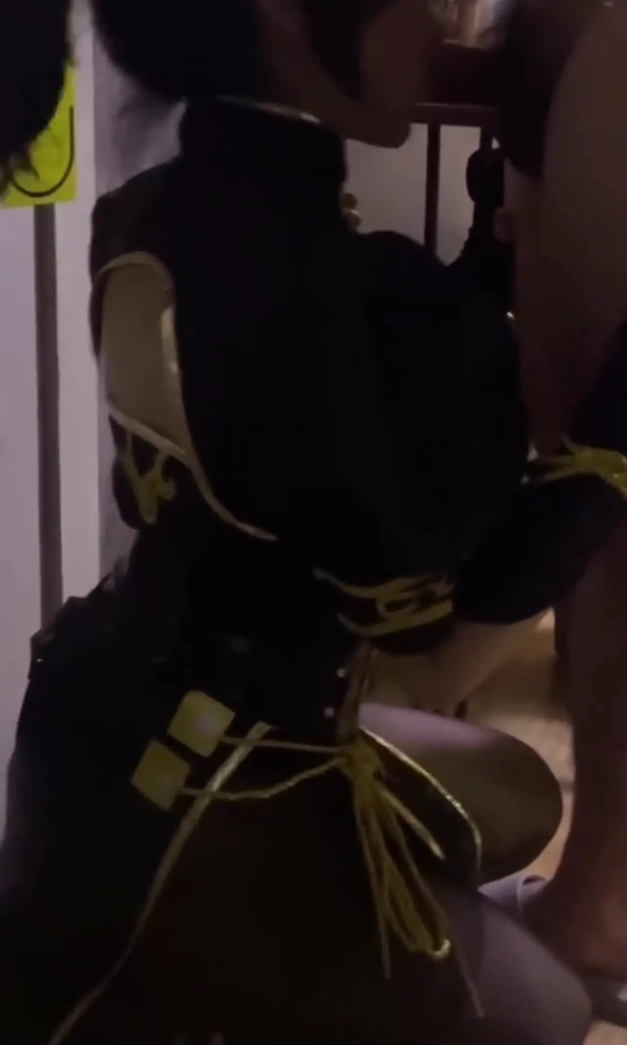 裸舞 - cosplay女侠与她的肥猪主人户外做运动