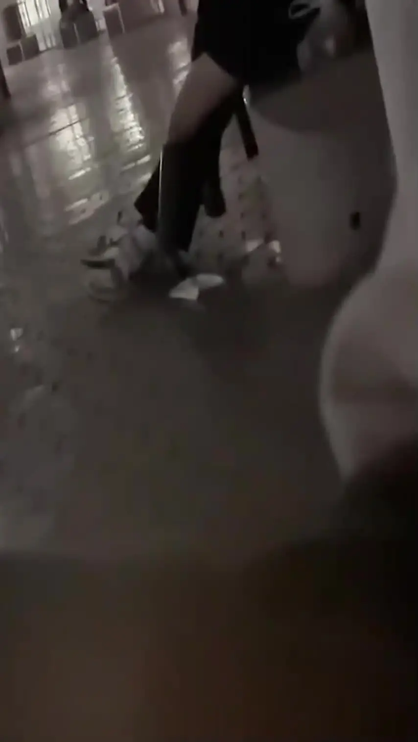 Qingdao Vocational and Technical College Couple's On-Campus Wild Battle, Followed and Filmed by Lao Liu